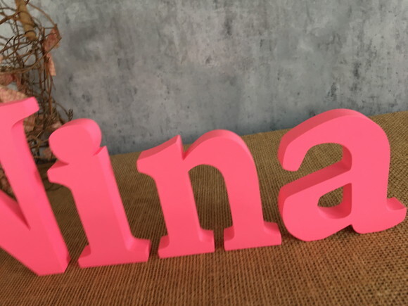 Letras Decorativas - nome em MDF