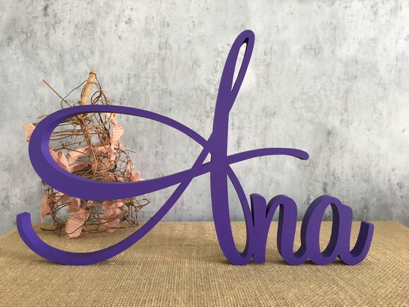 Letras Decorativas - nome em MDF