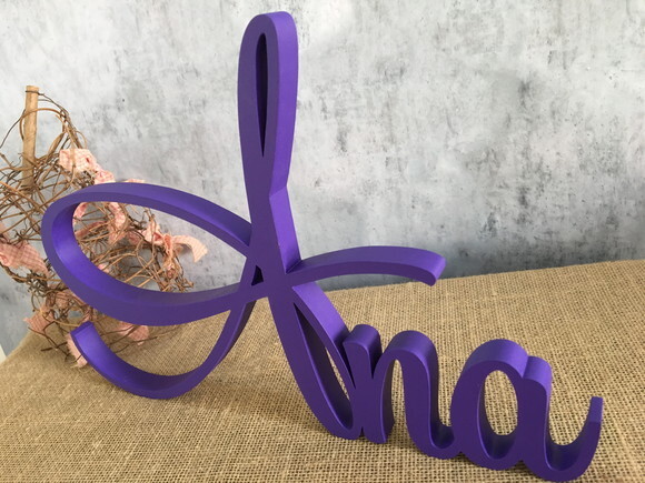 Letras Decorativas - nome em MDF