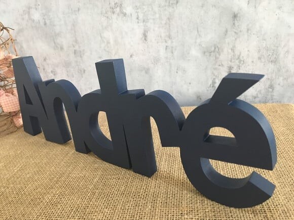 Letras Decorativas - nome em MDF