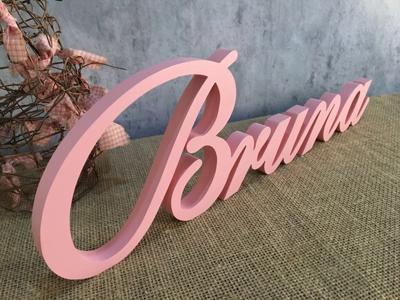 Letras Decorativas - nome em MDF