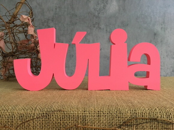 Letras Decorativas - nome em MDF