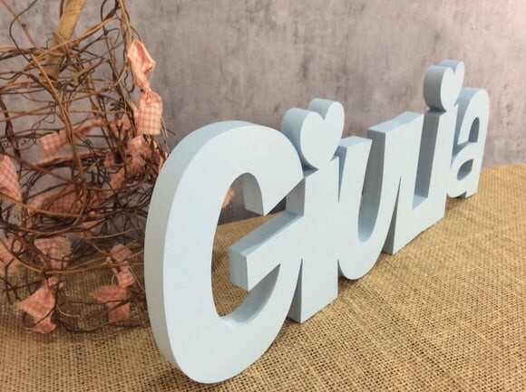 Letras Decorativas - nome em MDF