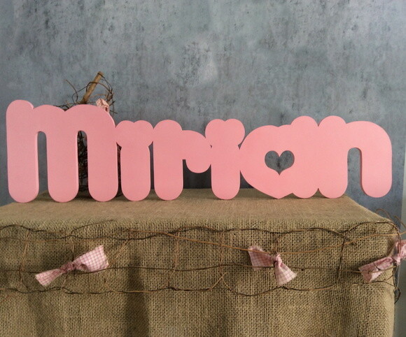 Letras Decorativas - nome em MDF