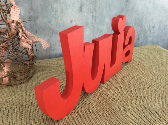 Letras Decorativas - nome em MDF