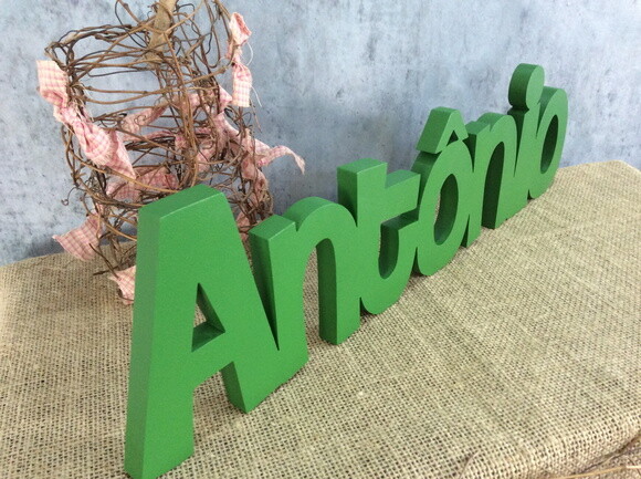 Letras Decorativas - nome em MDF