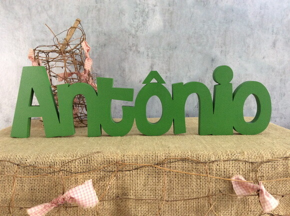 Letras Decorativas - nome em MDF