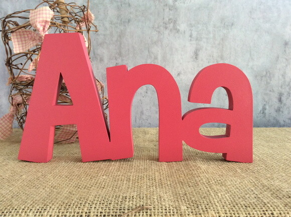 Letras Decorativas - nome em MDF