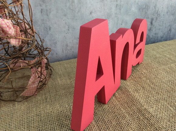 Letras Decorativas - nome em MDF