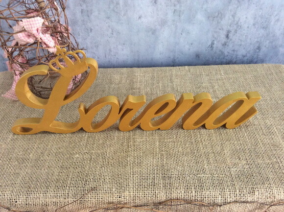 Letras Decorativas - nome em MDF