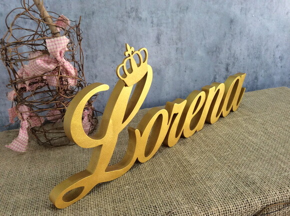 Letras Decorativas - nome em MDF