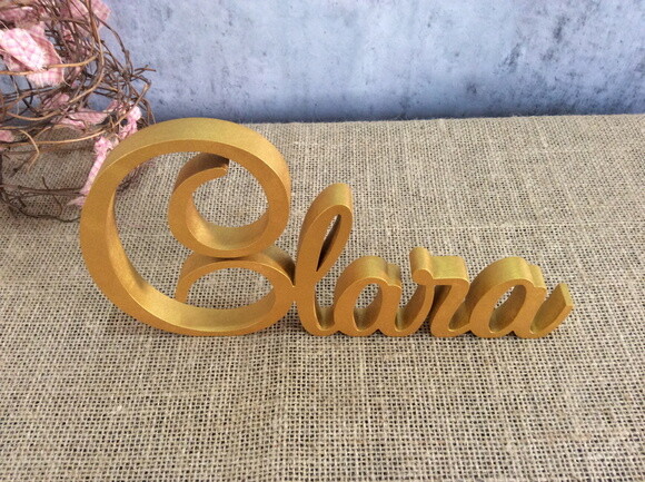 Letras Decorativas - nome em MDF