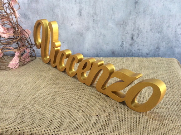 Letras Decorativas - nome em MDF