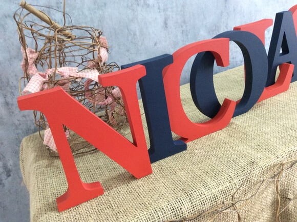 Letras Decorativas - nome em MDF