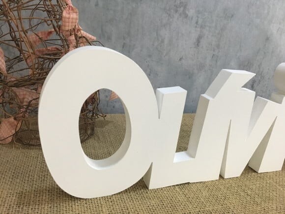 Letras Decorativas - nome em MDF + Raposa