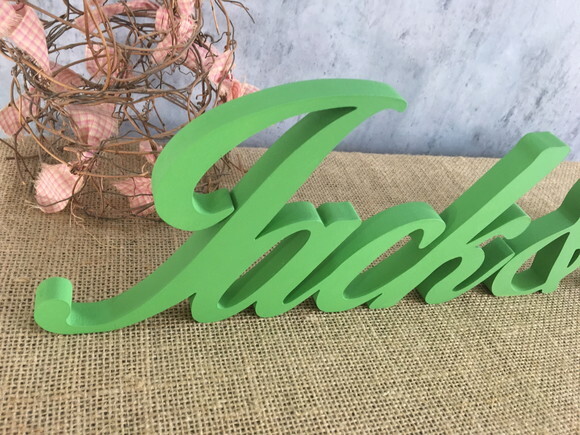 Letras Decorativas - nome em MDF CASAL