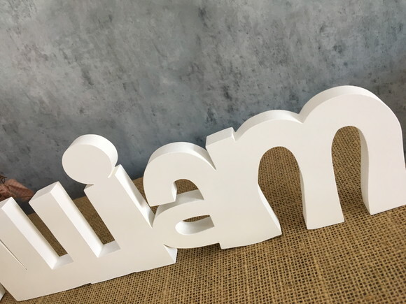 Letras Decorativas - nome em MDF e CAVALINHO