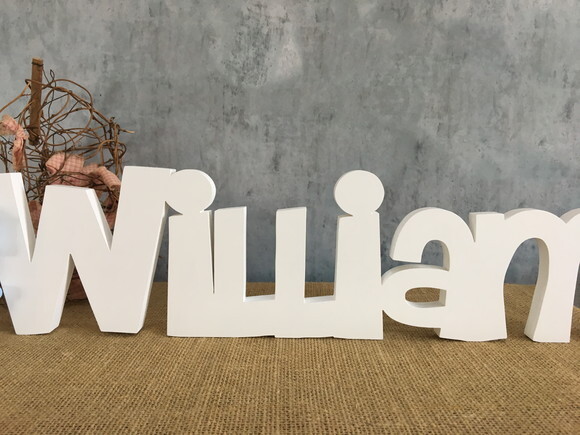 Letras Decorativas - nome em MDF e CAVALINHO