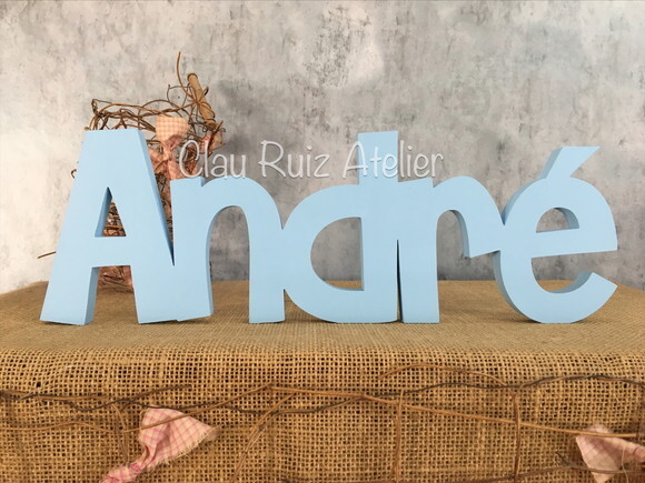 Letras Decorativas - nome em MDF Linha CH