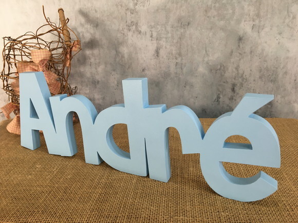 Letras Decorativas - nome em MDF Linha CH