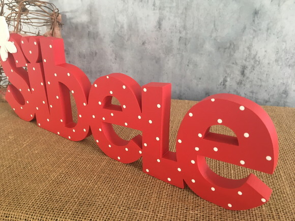 Letras Decorativas - nome em MDF Linha CH