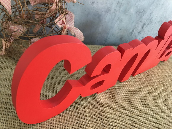Letras Decorativas - nome em MDF Linha CH