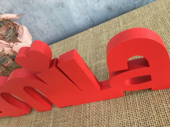 Letras Decorativas - nome em MDF Linha CH