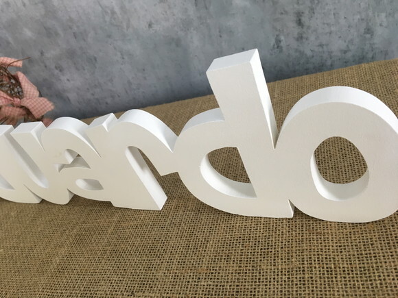 Letras Decorativas - nome em MDF Linha CH