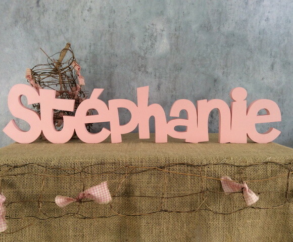 Letras Decorativas - nome em MDF Linha CH