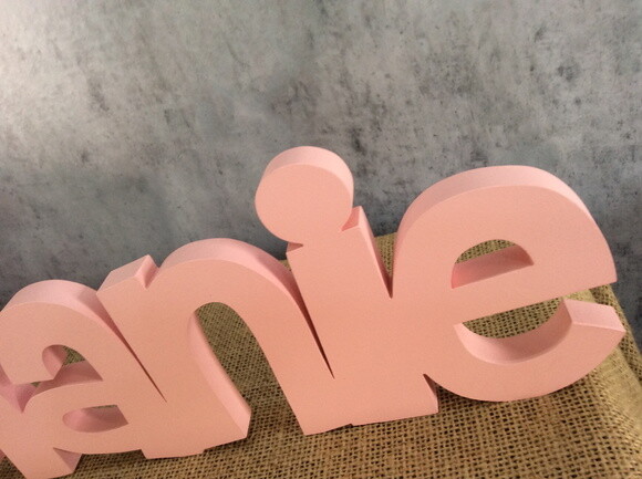 Letras Decorativas - nome em MDF Linha CH