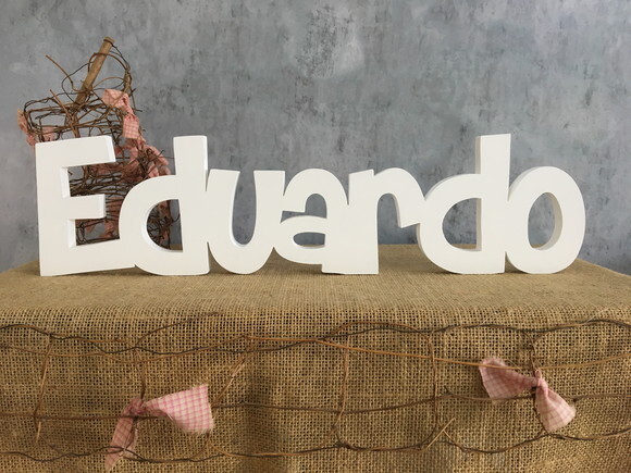 Letras Decorativas - nome em MDF Linha CH