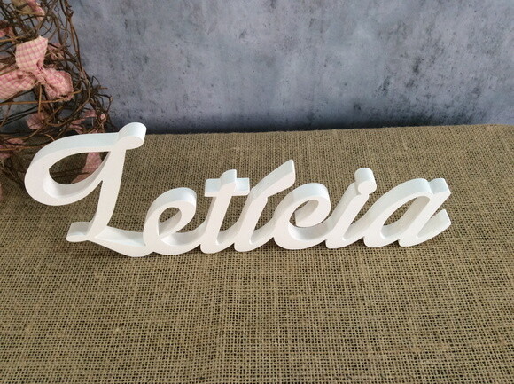 Letras Decorativas - nome em MDF linha Cursiva
