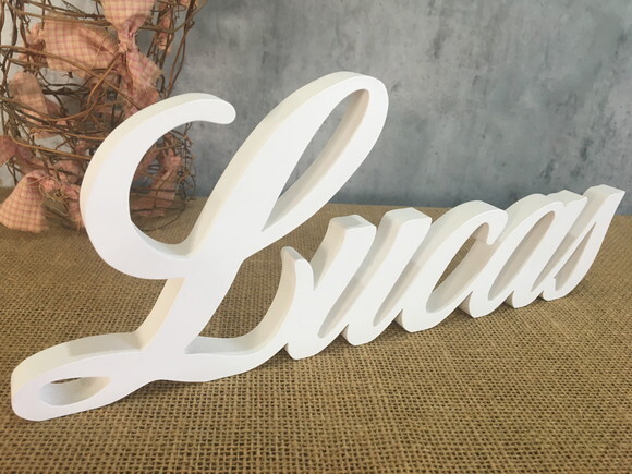Letras Decorativas - nome em MDF Linha Cursiva