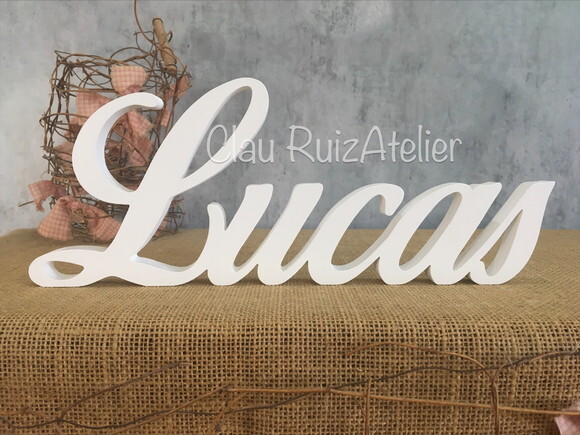 Letras Decorativas - nome em MDF Linha Cursiva