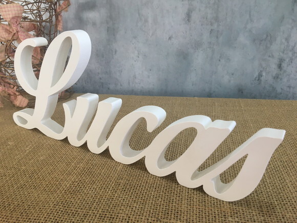 Letras Decorativas - nome em MDF Linha Cursiva