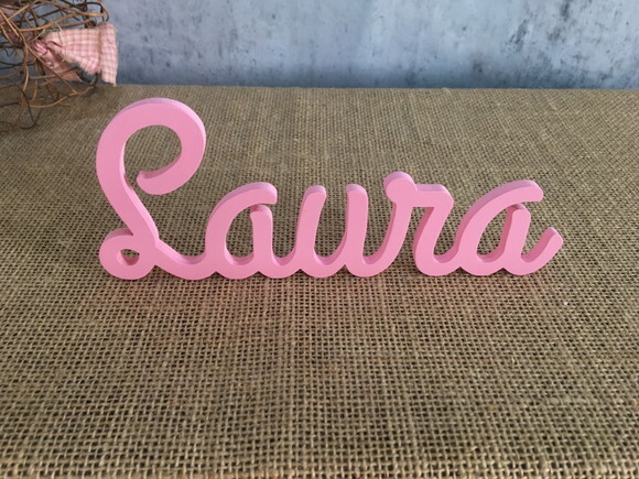 Letras Decorativas - nome em MDF Linha Cursiva