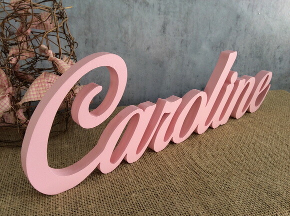 Letras Decorativas - nome em MDF Linha Cursiva