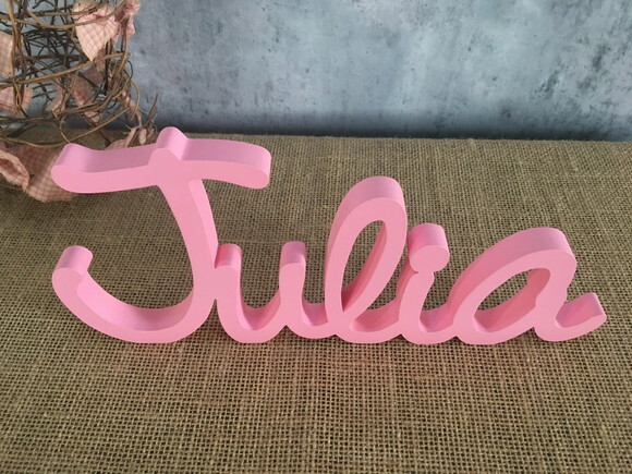 Letras Decorativas - nome em MDF Linha Cursiva