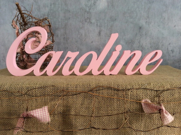 Letras Decorativas - nome em MDF Linha Cursiva