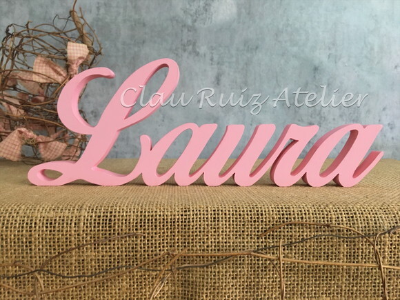 Letras Decorativas - Nome em mdf Linha Cursiva
