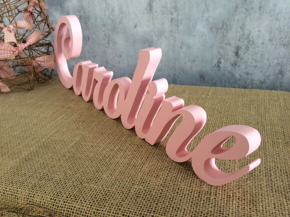 Letras Decorativas - nome em MDF Linha Cursiva