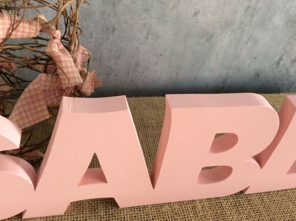 Letras Decorativas - nome em MDF linha GGG