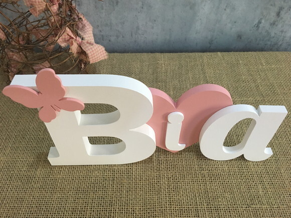 Letras Decorativas - Nomes - Coração