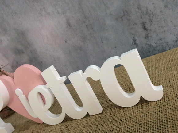 Letras Decorativas - Nomes - Coração