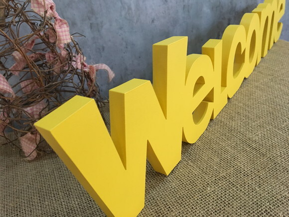 Letras Decorativas - WELCOME