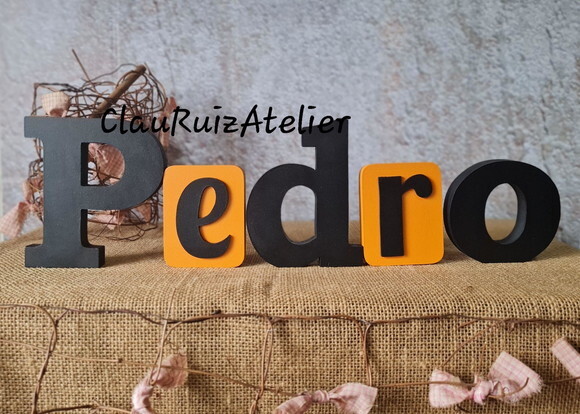 Letras Decorativas Blocos