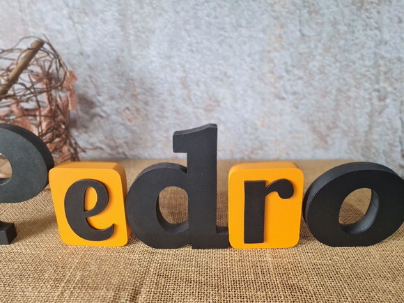 Letras Decorativas Blocos
