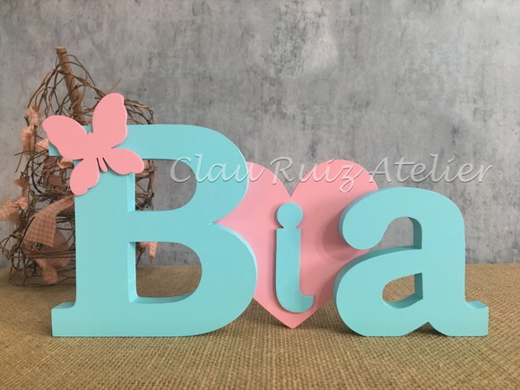 Letras Decorativas CORAÇÃO