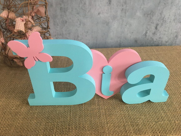 Letras Decorativas CORAÇÃO