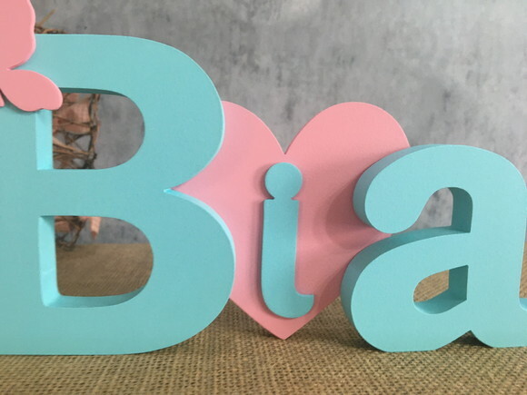 Letras Decorativas CORAÇÃO